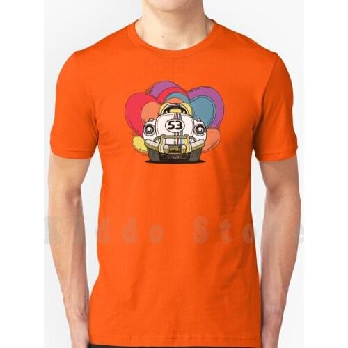 Feeling The Love-Herbie T Shirt Men Cotton Cotton S-6Xl Love Bug Beetle Rides Again Goes To Monte Carlo Goes Bananas Fully