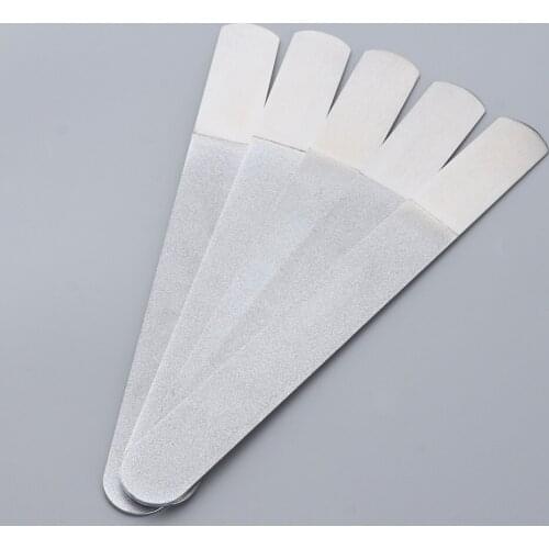 Set of 5 Professional Nail Files, Stainless Steel, Double-sided Washable