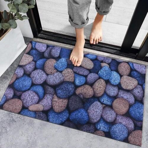 2021 New Kitchen Mat Anti-slip Small Rugs Living Room Balcony Bathroom Printed Carpet Doormat Hallway Bath Mat