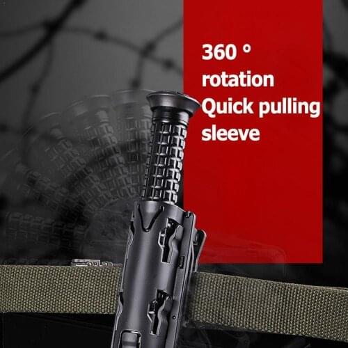 New Universal 360 Degree Rotation Baton Case Black Tool Kit Safety Outdoor Self Holder EDC Survival Holster Defense T3V9