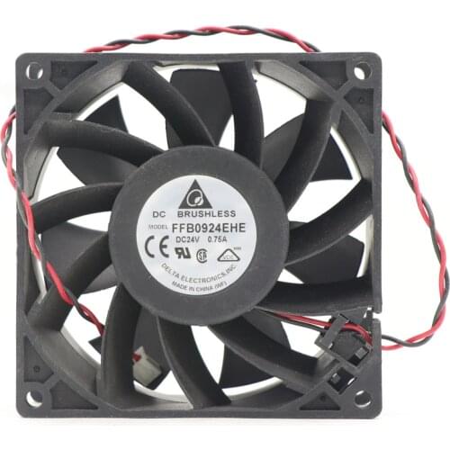 Original Delta FFB0924EHE 24V 0.75A 9038 9CM ABB Inverter Fan