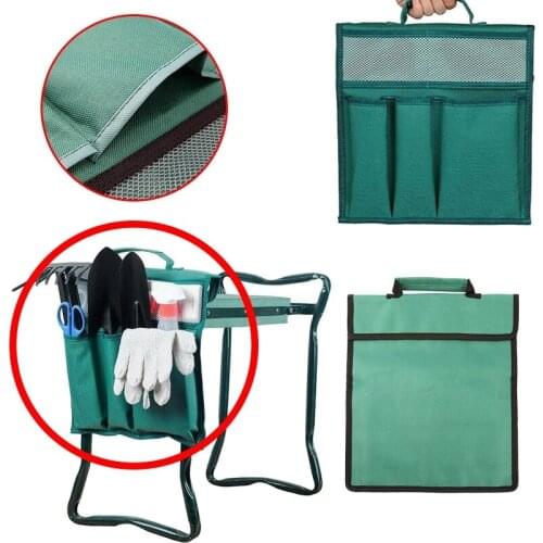 Foldable Garden Kneeler Tool Bag Outdoor Seat Tool Bag Work Portable Storage Bag Stool Pouch for Knee Stool Gardening Tools kit