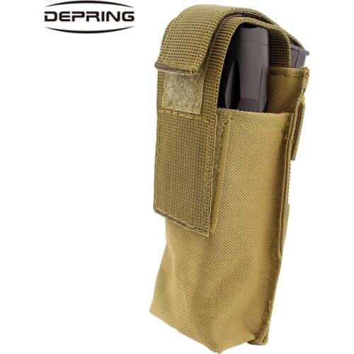Tactical Outdoor Mens Flashlight Pouch Holster Pack Military Portable Medical Scissor Pouch Folding Knife Holder Magazine Pouch