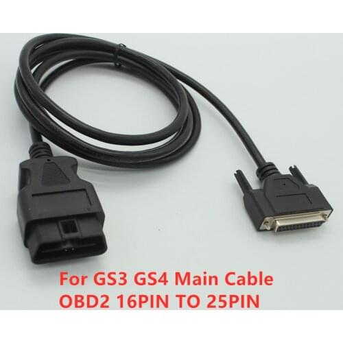 Acheheng cables Diagnostic tool car interface OBDII 16 PIN cable OBD2 16PIN TO 25pin Connector main testing cable For GS3 GS4
