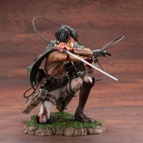 Attack On Titan Anime Figure Artfx J Action Figure Package Ver. PVC Action Figure Toys Collection Model Doll Gift