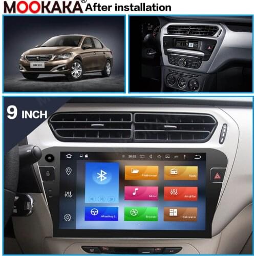 Android 10.0 64GB PX6 Car Multimedia Player For Peugeot 301 Citroen Elysee 2014+ Radio GPS Navigation Auto Stereo Head Unit DSP