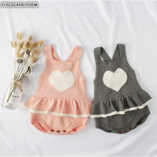 Baby Knitted Clothes Woolen Newborn Baby Knit Rompers Ruffle Princess Infant Baby Jumpsuit Outfits Autumn Baby Clothes For Girls