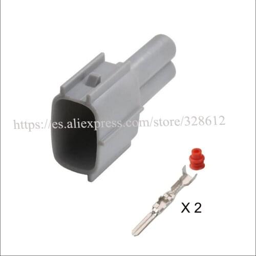 DJ7027F-2.2-11 car wire male cable Waterproof sheath 2pin connector automotive Plug socket include terminal and seal 6189-0611