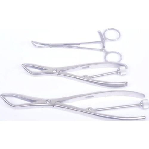 Stainless steel upper /Lower extremity /Phalanges Toothed Reduction Forceps Veterinary orthopedics Pet Surgical Instruments