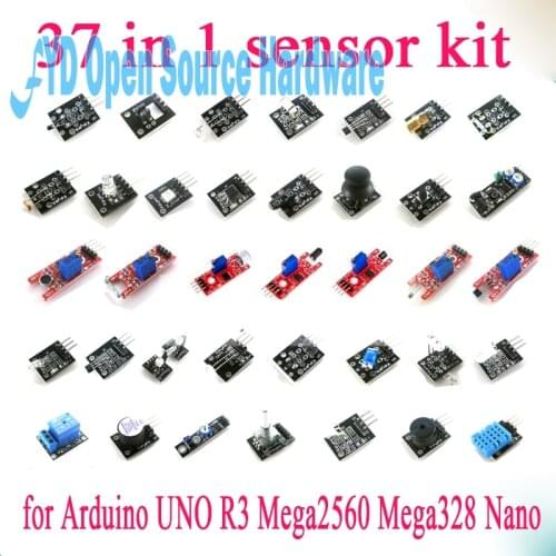 37 in 1 Sensor Module Kit For UNO R3 Mega2560 Mega328 Nano