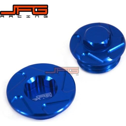 Motorcycle Engine Ignition Cover Plug & Oil Filler Plug Cap For Husqvarna Husky FC250 FC 250 FC 350 FC350 2014-2015 2014 2015