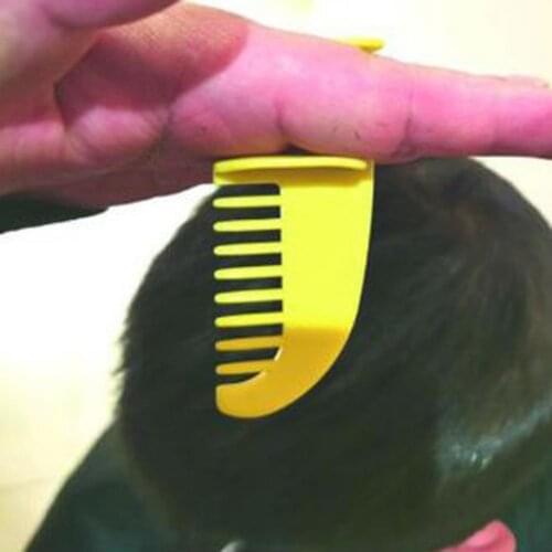 4Pcs Haircutting Template Ruler Easy to Operate Ergonomics Handle ABS Household Reusable Haircut Styling Ruler Guide Limit Comb