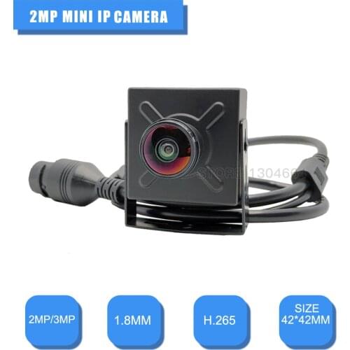 HD IP 3MP/4MP Mini Camera 1.8MM Wide Angle IPC Indoor Home Small CCTV Video Audio Surveillance Security Camera P2P ONVIF IPCAM