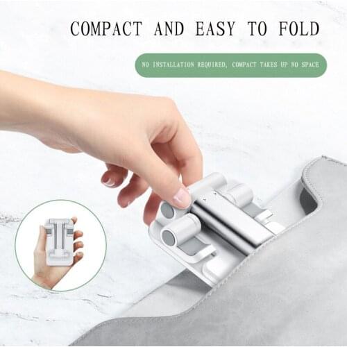 Mobile Phone Bracket Folding Desktop Lazy Tablet Chasing Drama Telescopic Metal Universal Portable Artifact