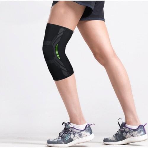 CHAOBA Outdoor Sports High Elastic Three-dimensional Knitted Nylon Sports Knee Pads Outdoor Sports Protective Equipment