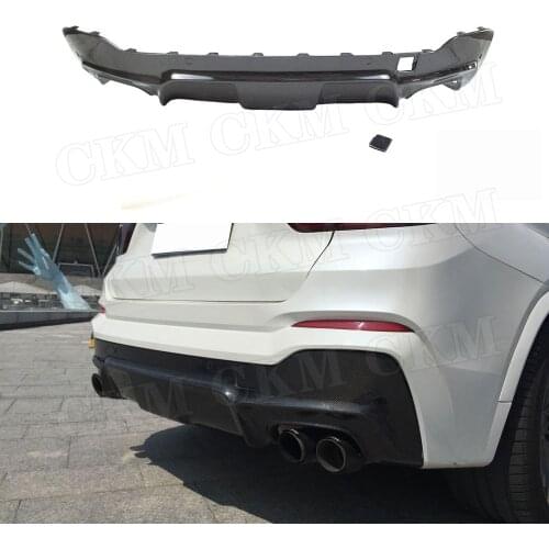 Carbon Fiber / FRP Rear Lip Diffuser Spoiler For BMW X4 F26 M-Sport M-TECH 2014-2017 3D Style Diffuser