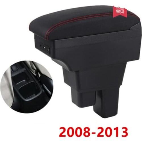 Centre Console Storage Box Armrest For Honda Fit Jazz 2008-2013 Arm Rest 2009 2010 2011 2012