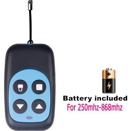 250-868 Mhz 433mhz Full Frequency Remote Controller Clone Rolling Code Copy 315 mhz 433.92mhz Electronic Door Car Garage Key Kit