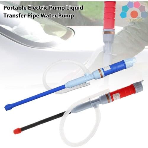 Portable Electric Pump Liquid Transfer Pipe Water Pump Non-Corrosive Liquids Powered Outdoor Fuel Transfer Suction Pumps Liquid
