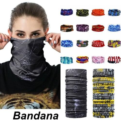 Head Face Neck For Men Women Sunshade Collar Gaiter Tube Bandana Scarf Sports Headwear Scarf Dustproof Outdoor Fishing