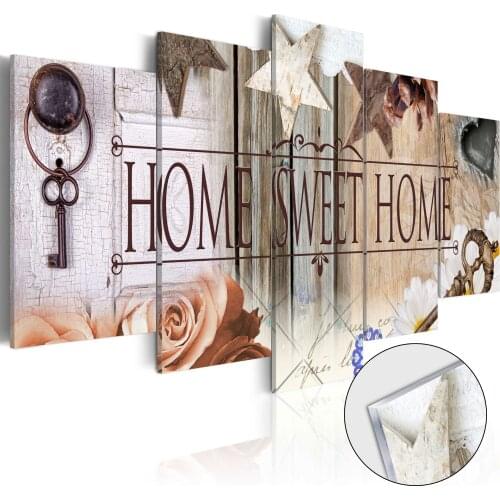 Glass acrylic paintings-The Right Key for The Right Door [Glass] - 100x50 cm