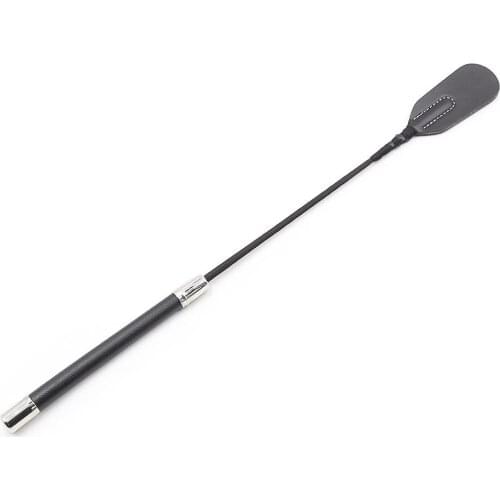 Horse Riding Crop Leather Jump Bat Bull Whip 16.6 inch