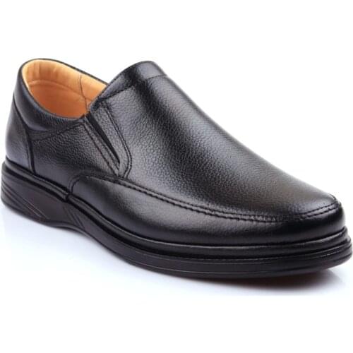 Indoor Outdoor Genuine Leather Ultra Orthopedic, Large Size, Casual Male Shoes, soft Comfortable For Father and Grandfather, 4 Seasons, Quality Stitch