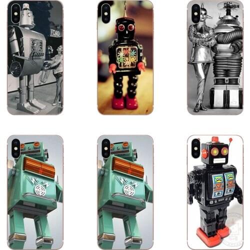 Vintage Robot For LG G7 ThinQ G5 G6 K50 K40 K8 Q7 Q60 V40 V30 V20 V10 2018 Power 2 3Q Stylus On Sale Luxury Cool Phone Case