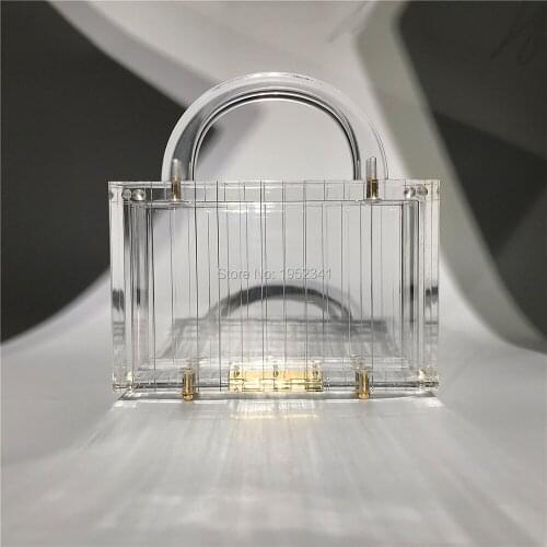 OC4118 High quality transparent women acrylic bag