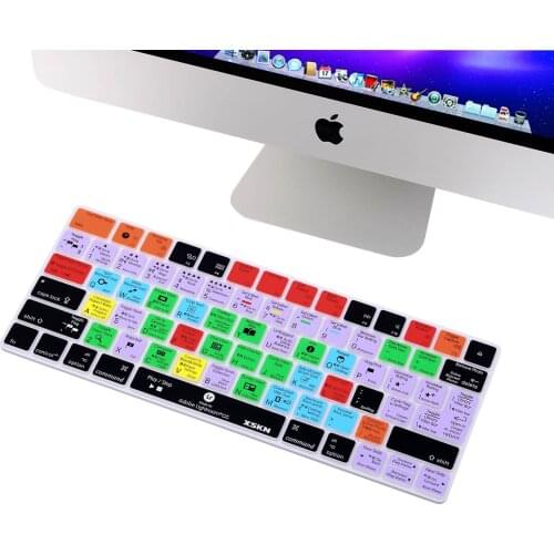 XSKN for Adobe Lightroom CC Hot keys Design Keyboard Cover Silicone Skin for Apple Magic Keyboard (MLA22LL/A, Released 2015)
