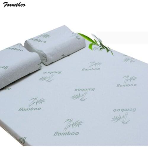 FORMTHEO Bamboo Fiber Knitted Cotton Fabric Mattress Protection Cover