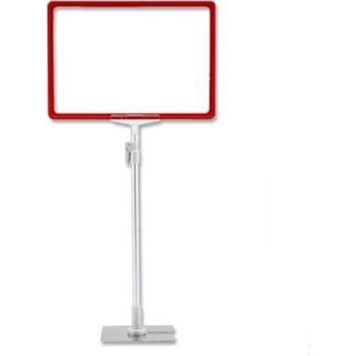 10 Sets Advertising Poster Display Stand POP Sign Display Rack A4 Frame Desk Price Tag Display Promotion Sign Card Label Holder
