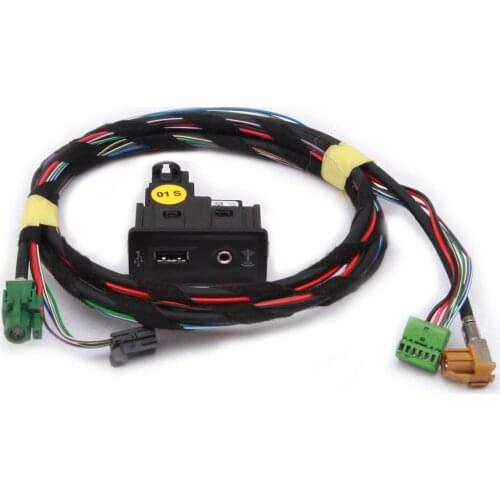 5G0 035 222 F Switch Plug Harness Set MDI USB AMI Install Plug Socket 5Q0035724 For VW Golf 7 MkII 5G0035222H 5Q0 035 726 E