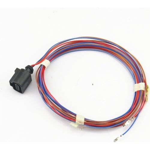 FHAWKEYEQ Car Security Tweeter Speaker Buzzer Horn Harness Cable For VW Golf MK6 Beetle Passat B6 Jetta MK5 Touran A1 A4 A6 Q3