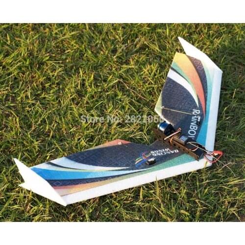 Free shipping RC Plane EPP Airplane Model DW HOBBY Rainbow Fly Wing 800mm Wingspan EDF Version RC Airplane Kit