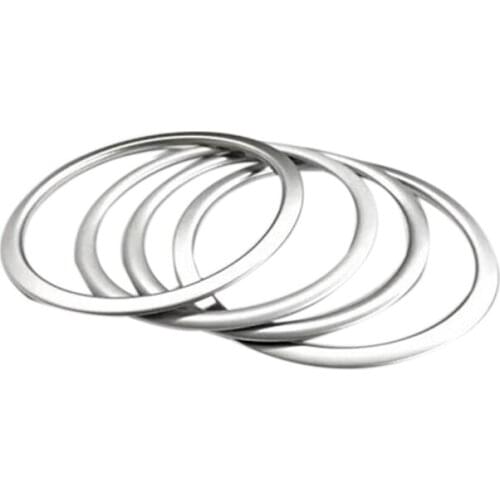 For Nissan Qashqai J11 2014 - 2018 Chrome Car Speaker Ring Shape Sticker Interior Frame Speaker Cover Auto Parts