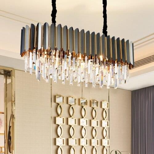 Energy Saving High Quality Bedroom Livingroom Restaurant LED Modern Luxury Glass Crystal Chandelier
