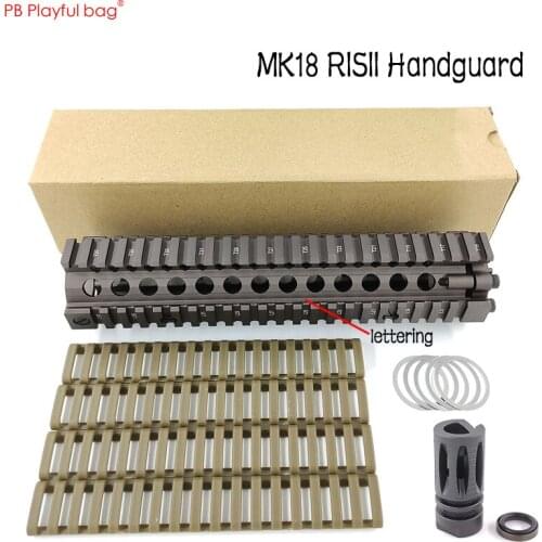 Playful bag 2019 Jinming9 FTM TTM general High Quality mk18 9-inches Wolf Brown Handguard Upgrade Material handguard CS-Toy OB33
