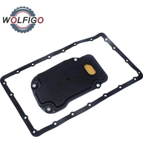 WOLFIGO Automatic Transmission Oil Filter & Pan Gasket for Lexus IS350 GS350 LS430 IS250 3533050020 35168-60010 35330-30090