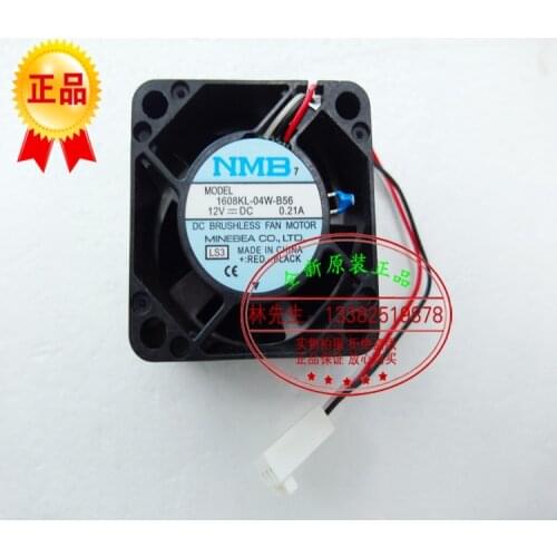 NEW NMB-MAT NMB 4020 DC12V 0.21A 1608KL-04W-B56 temperature control PWM cooling fan