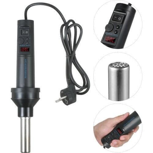 420W Hot Air Gun Mini Heat Gun Portable Micro Rework Soldering Tools Digital Screen Hair Dryer for Soldering Welding Repair Tool