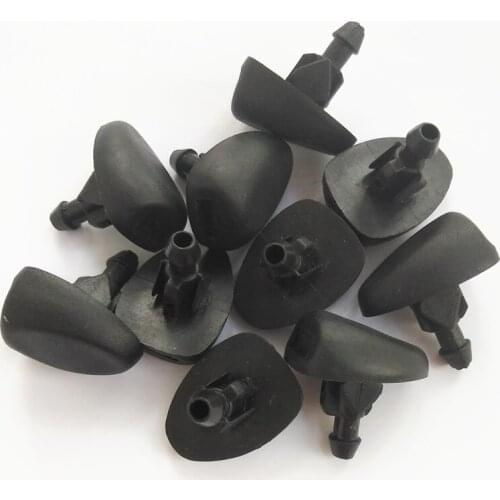 10 Pcs Windscreen Car Water Wiper Nozzle Mist Washer Spray Jet AP For Peugeot 307 Car Windshield Accessories C45