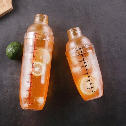 Martini Cocktail Shaker Scale Glass champagne Wine Beverage Mixer Shaker Bottle Fruit Juice Snow Grams Cup Bar Bartender Tool