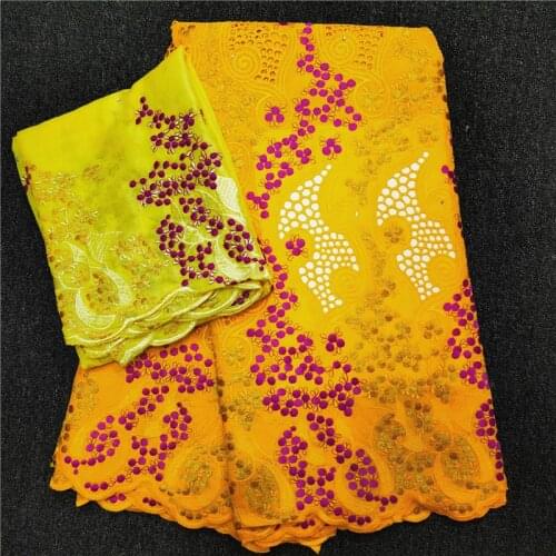 Swiss lace fabric 2020 latest swiss voile lace in switzerland dubai fabric african cotton fabric french lace fabric 7yard h17-15