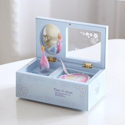 Modern Childrens Musical Instruments Dancing Girl Music Box Creative Plastic Music Box Jewelry Box Girlfriend Birthday Gift