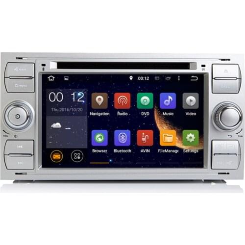 TOPNAVI New 4G+32GB Android 8.0 Octa Core Car Head Unit DVD Player For Ford Transit Old Focus Focus II Stereo GPS Navigation MP3