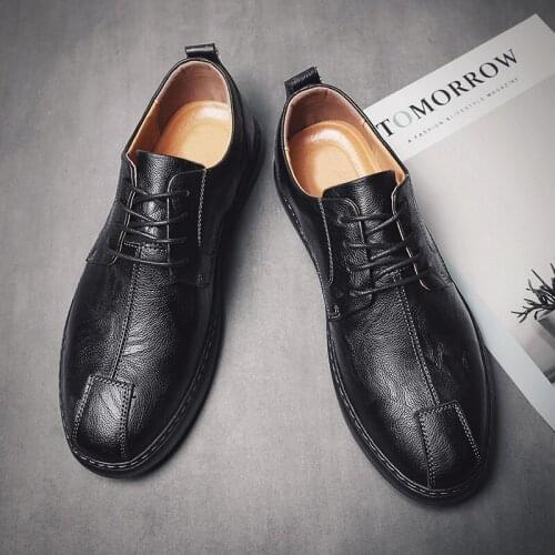 Zapatosde comfortable causal informales cuero breathable blade for wear man para fashion leather shoes Sneaker 2020 flat sapato