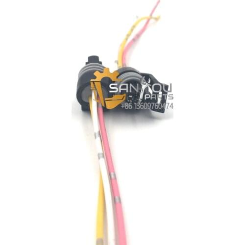 ZX200-3 Hitachi Hydraulic Sensor plug Hitachi Excavator setp motor plug with 3 pins