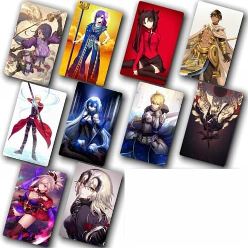 100pcs Anime Fate stay night Card Sticker Pack DIY Waterproof Card Kids Sticker toys gift