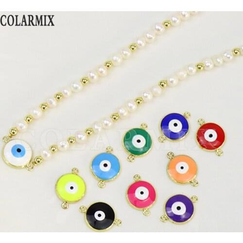 3 Pcs Eyes charms Necklace Eyes beaded necklace Fahsion Elegant Jewelry Necklace 90036